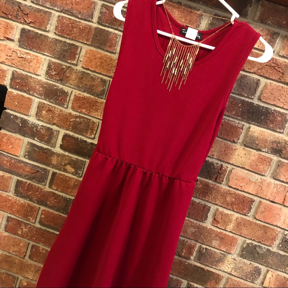 Red dress